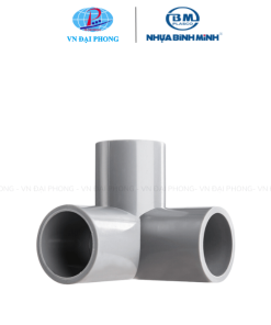 Co 3 nhánh 90 độ uPVC Bình Minh (hệ Inch)