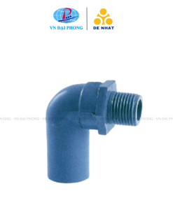Co 90 độ ren ngoài uPVC hệ inch Đệ Nhất