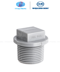Nắp khóa ren ngoài uPVC Bình Minh (hệ Inch)
