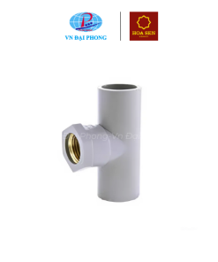 Tê ren trong thau nhựa uPVC Hoa Sen