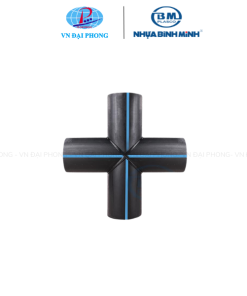 Tứ thông nối ống nước HDPE Bình Minh