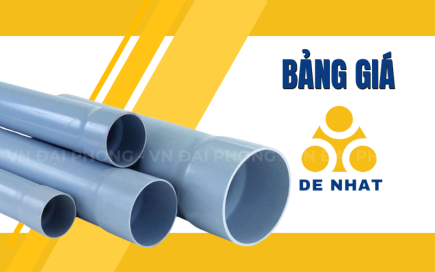 Bảng giá ống nhựa Đệ Nhất