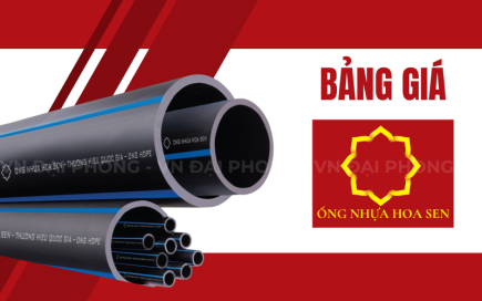 Bảng giá ống nhựa Hoa Sen