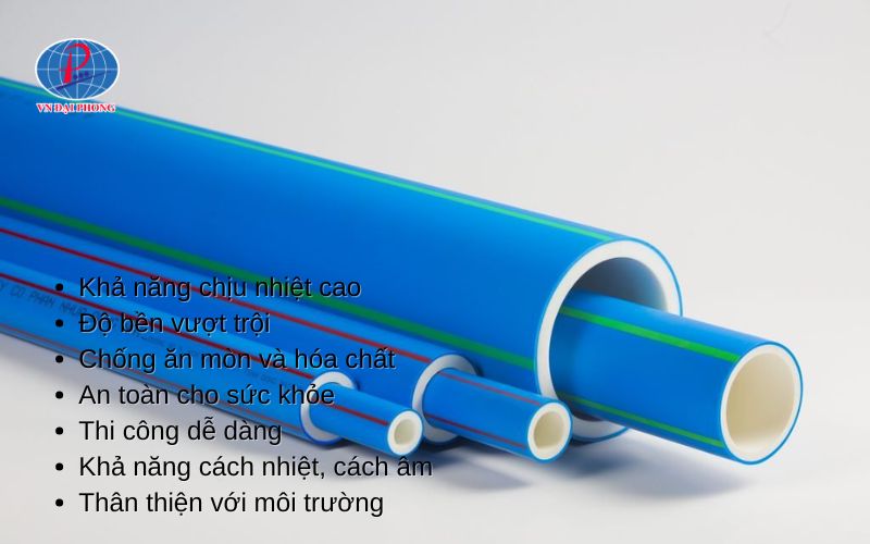 Ưu điểm của ống nhựa chịu nhiệt PPR