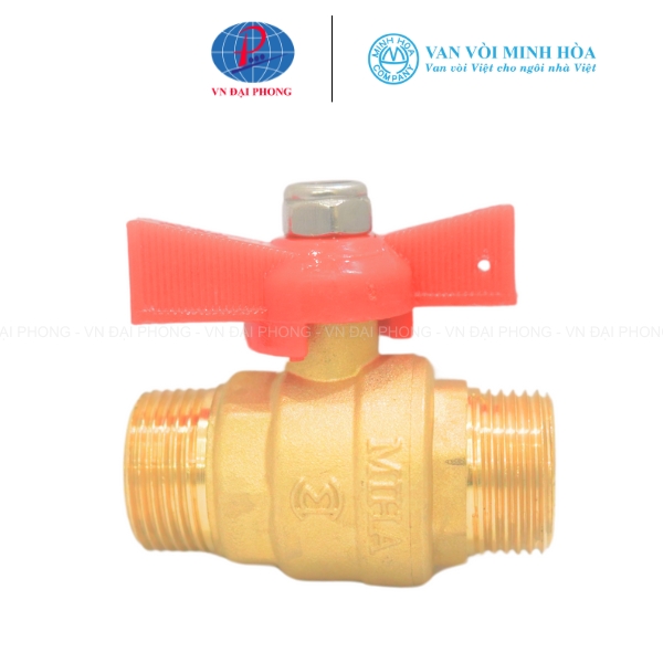 Van bi đồng ren ngoài tay bướm ABS MIHA Minh Hòa