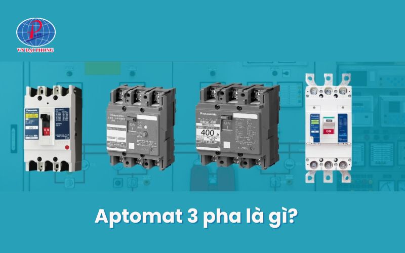 Aptomat 3 pha là gì? Cấu tạo Aptomat 3 pha gồm những gì?