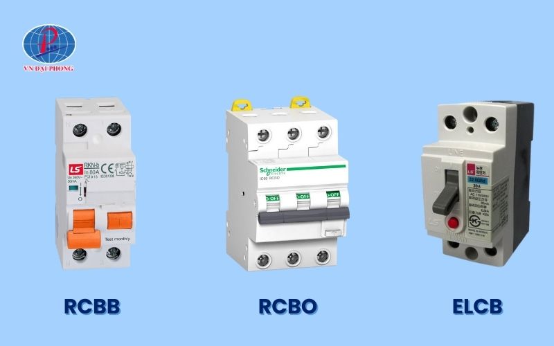 Phân loại CB chống giật phổ biến trên thị trường