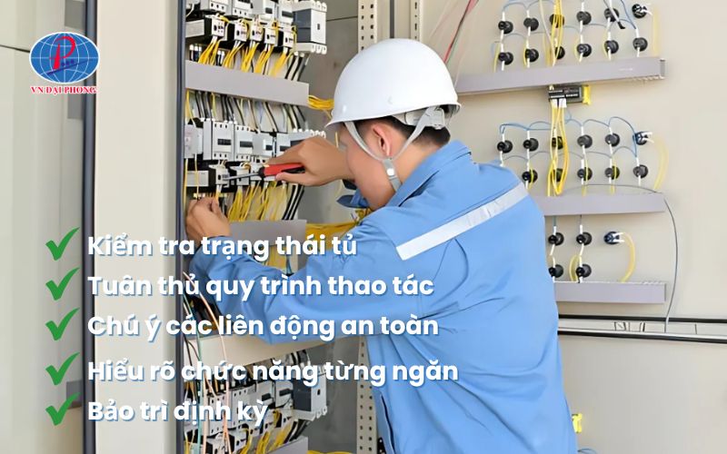 Những lưu ý khi vận hành tủ RMU dựa trên nguyên lý hoạt động