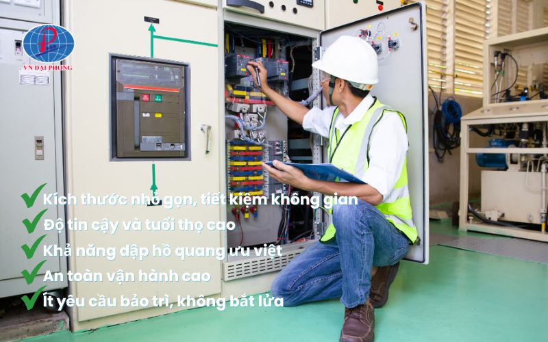 Ưu điểm vượt trội khi sử dụng tủ trung thế SF6
