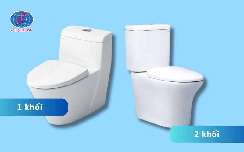 So sánh bồn cầu 1 khối và 2 khối chi tiết