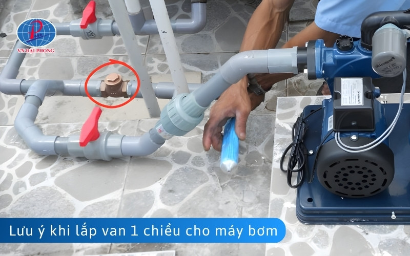 Lợi ích khi nắm rõ cách lắp đặt van 1 chiều cho máy bơm