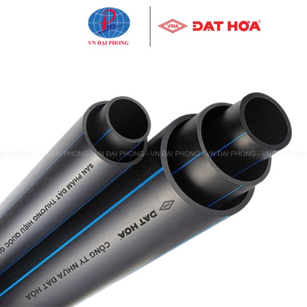 Ống HDPE sọc xanh - Phi 63