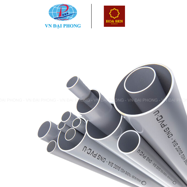 Ống uPVC Hoa Sen (bảo hành 1 năm) - Phi 130