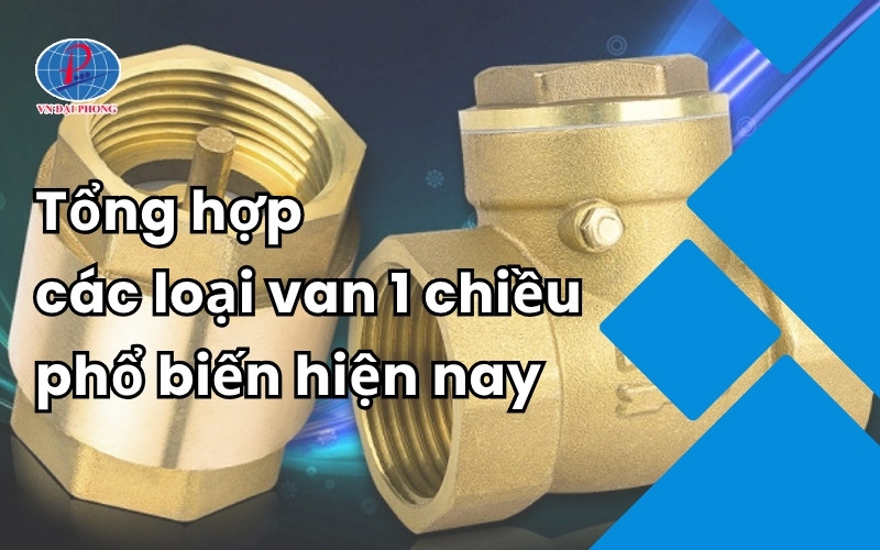 Tìm hiểu chi tiết các loại van 1 chiều phổ biến hiện nay